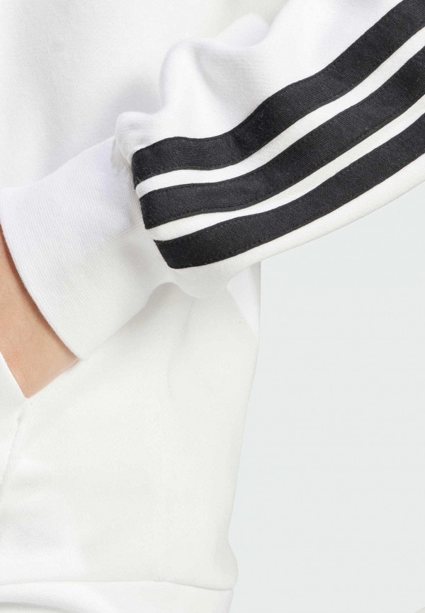 adidas Толстовка - Essentials 3-Stripes Full-Zip Fleece - фото 5