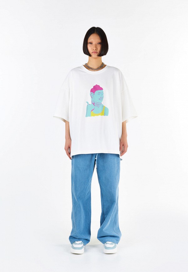 Atmosphere by Eve Fashionbar Футболка - с принтом Будда - фото 2