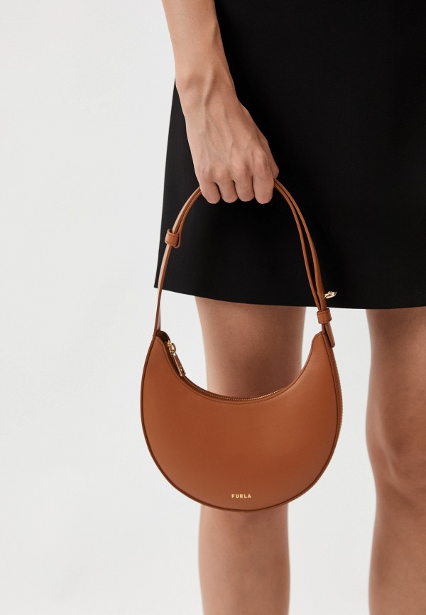 Сумка Furla FURLA DELIZIA MINI SHOULDER BAG, цвет: коричневый ...