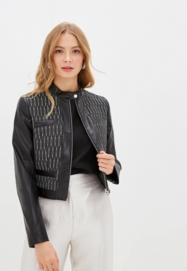 Ruxara Куртка кожаная - Lamoda Online Exclusive - фото 1