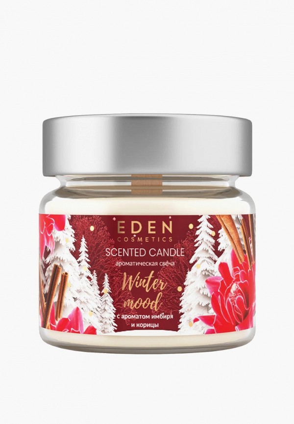 Eden Свеча ароматическая - Winter Mood с ароматом имбиря и корицы, 100 мл - фото 1