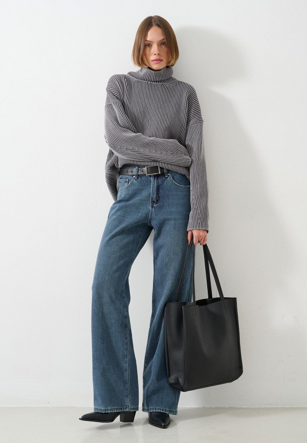 Bochetti Джинсы - утепленные флисом WIDE LEG - фото 2