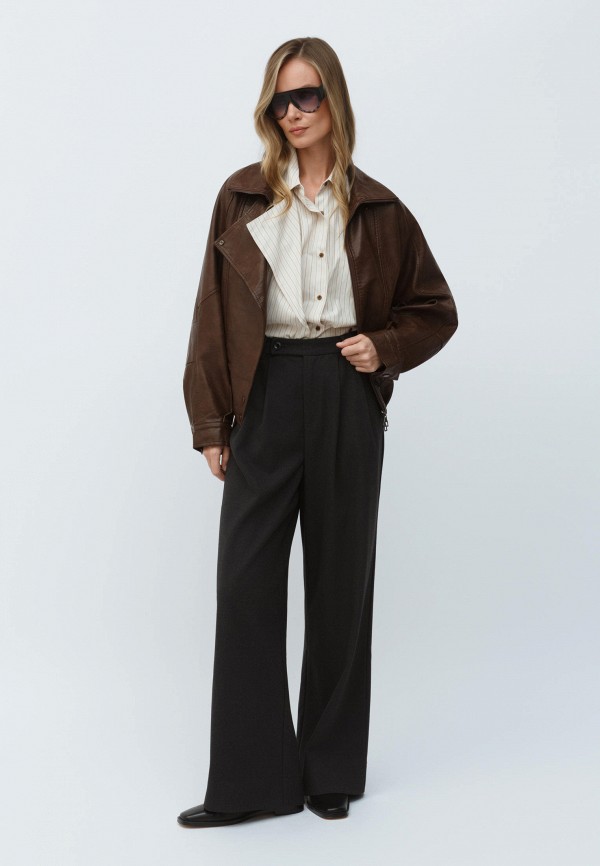 Vittoria Vicci Куртка кожаная - Lamoda Online Exclusive - фото 2