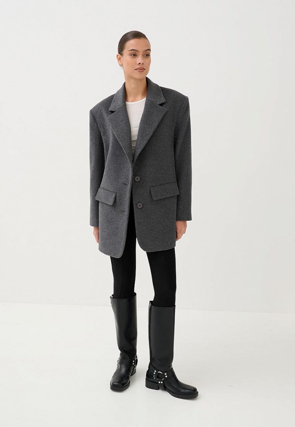 Gray Moss Пальто-пиджак - фото 3