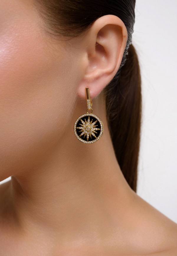 Kuksa Серьги - Sun Black Pearl - фото 3