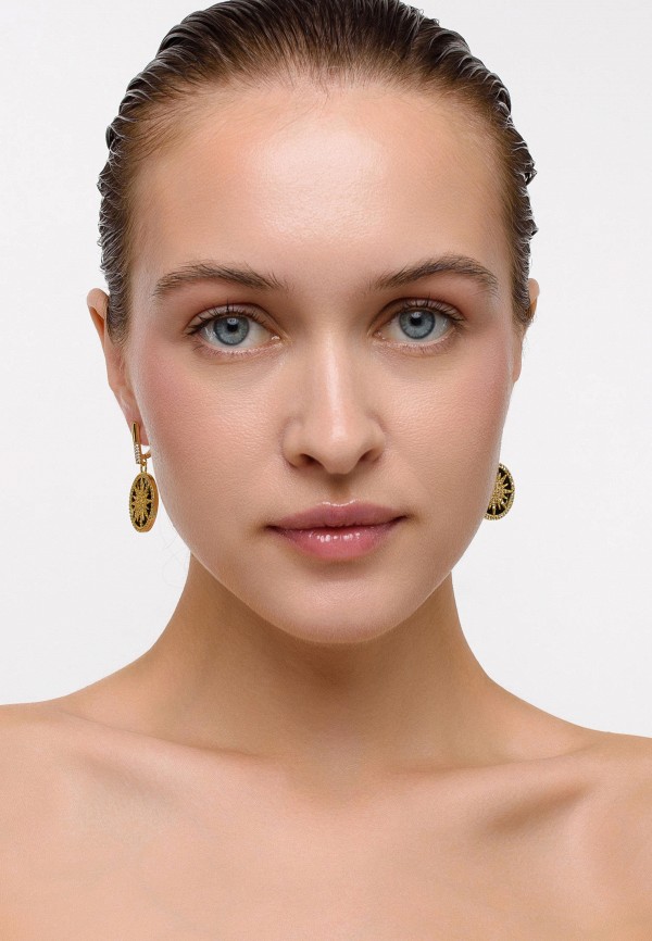 Kuksa Серьги - Sun Black Pearl - фото 4