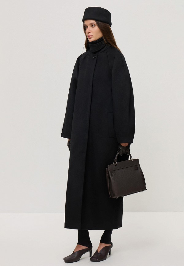 Torae Black Пальто-кокон - Exclusive on Lamoda - фото 5