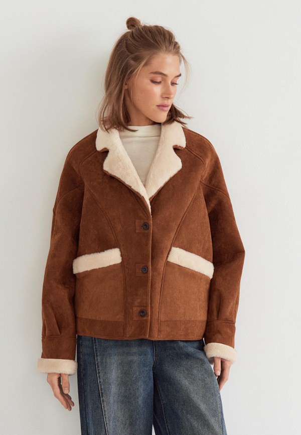 Vittoria Vicci Дубленка - Lamoda Online Exclusive - фото 1