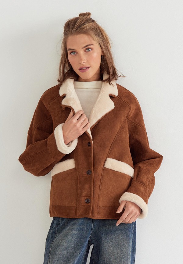 Vittoria Vicci Дубленка - Lamoda Online Exclusive - фото 5