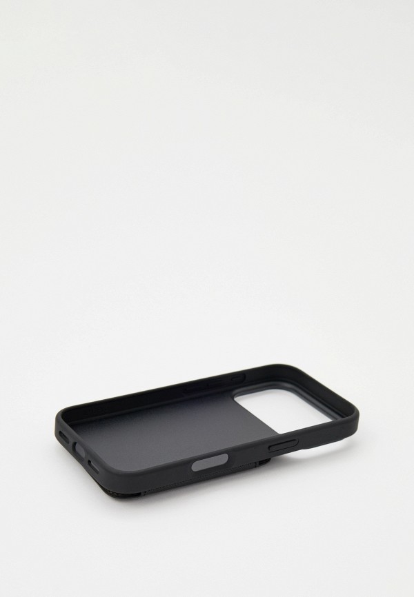 Karl Lagerfeld Чехол для iPhone - 17 Pro, с картхолдером с функцией подставки Stand - фото 2