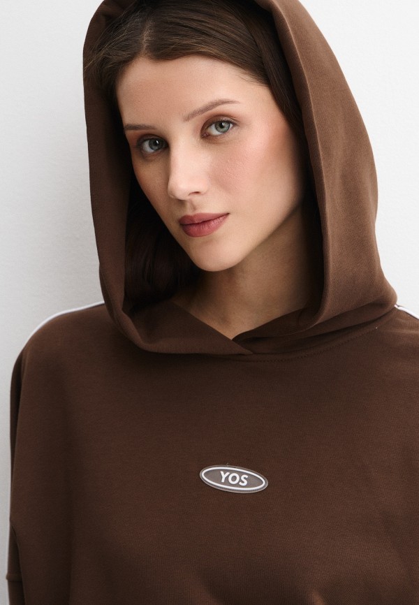 Yos Design Худи Yos Design, цвет: коричневый, MP002XW0VS52 — купить в интернет ...