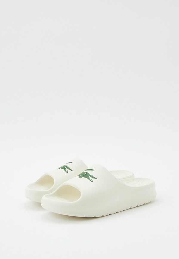 Сланцы Lacoste SERVE SLIDE 2.0, цвет: белый, MP002XW0WI50 — купить в ...