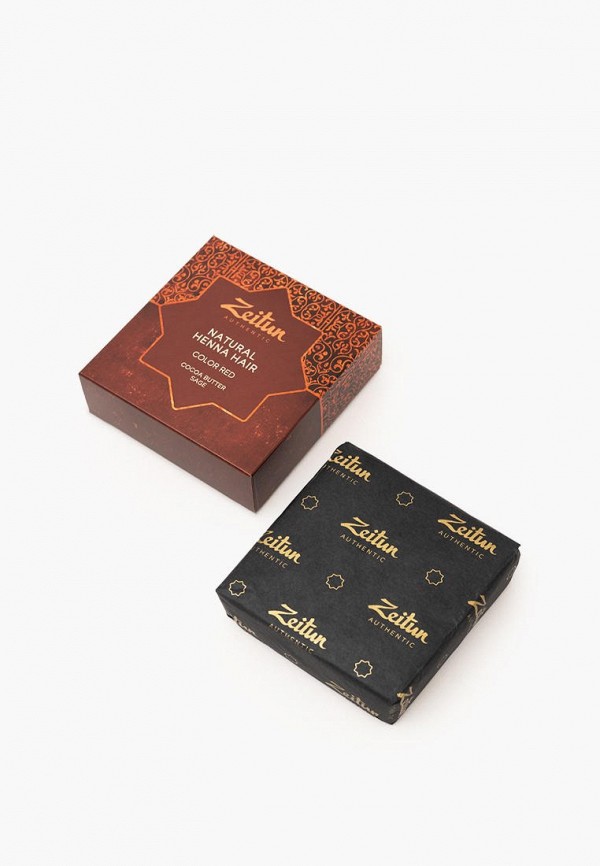 Zeitun Хна для волос - красная, натуральная с маслом какао - фото 2