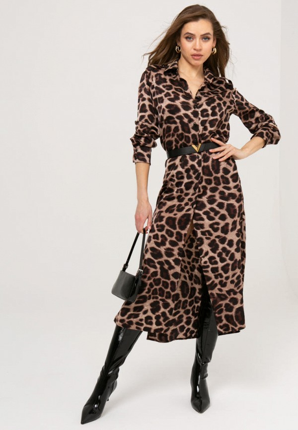 Платье Gold Chic Chili, цвет: коричневый, MP002XW0WTMC — купить в ...