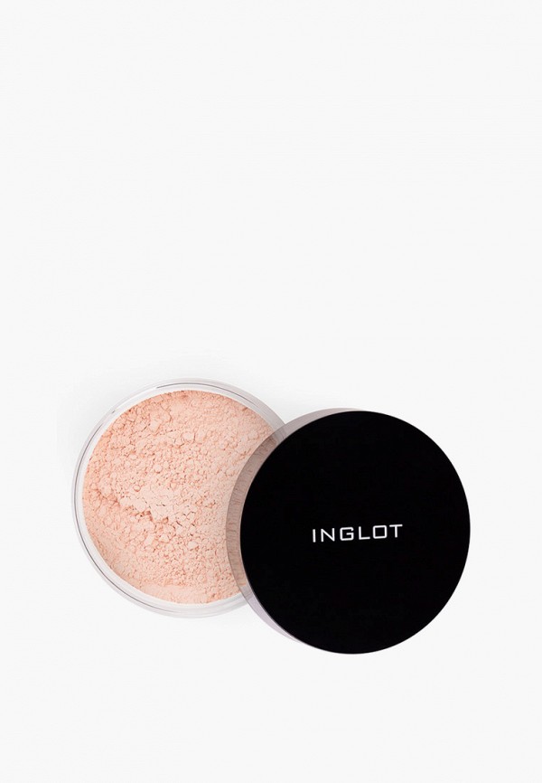 Пудра рассыпчатая Inglot с сияющим легким покрытием, для сухой и ...