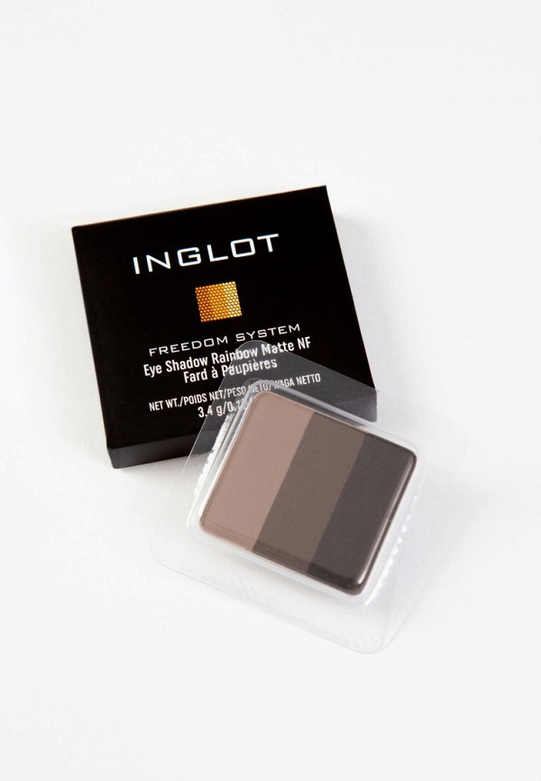 Палетка теней для век Inglot с матовым финишем, в виде сменного блока ...