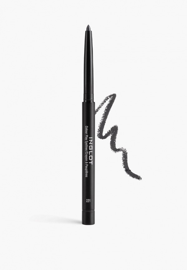 Карандаш для глаз Inglot высокопигментированный, цвет: серый ...
