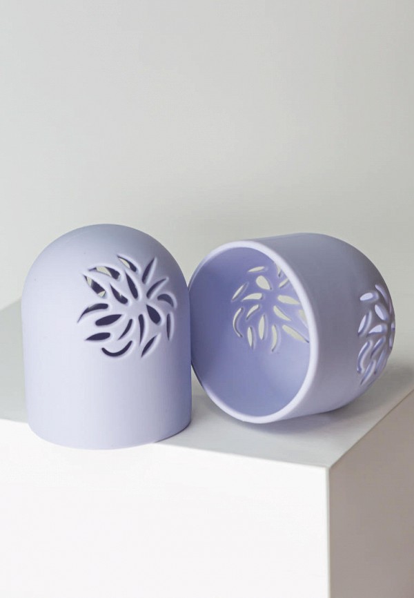 Limoni Спонж для макияжа - Спонж для макияжа "Makeup Sponge" Black Purple + Футляр силиконовый для спонжа - фото 4