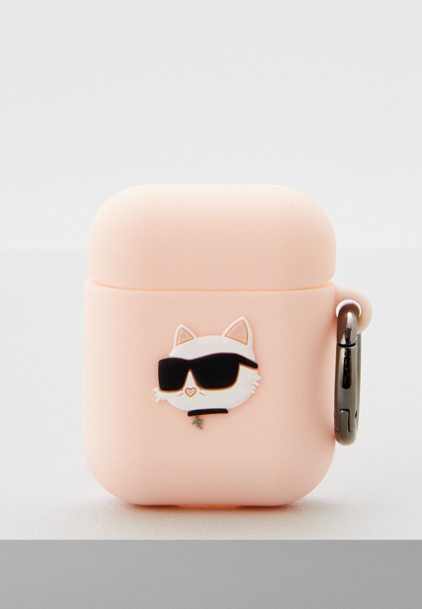 Karl Lagerfeld Чехол для наушников - Airpods 1/2, силиконовый Liquid silicone - фото 1