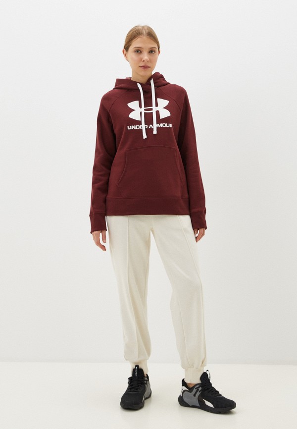 Maroon under armour sweatshirt best sale
