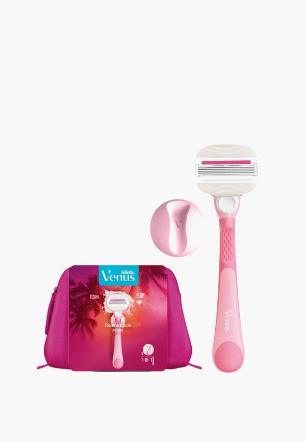 Venus Станок для бритья - Gillette Venus ComfGlide Miami + косметичка - фото 1