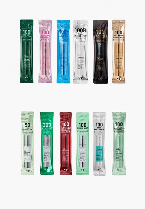 VT Cosmetics Набор для ухода за лицом - с микроиглами, бустеры в саше - фото 1