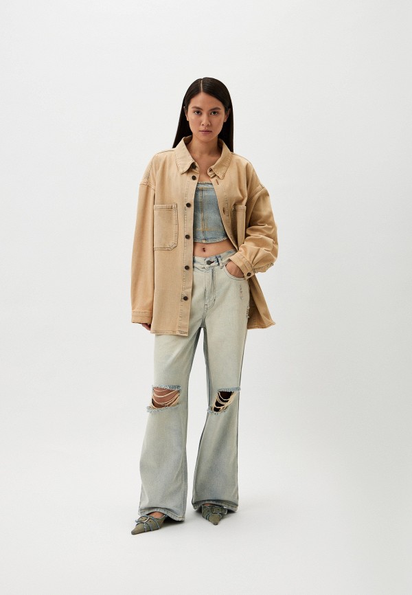 BLCV Рубашка джинсовая - Hallstrom Dirty Beige - фото 2