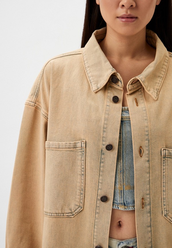 BLCV Рубашка джинсовая - Hallstrom Dirty Beige - фото 4