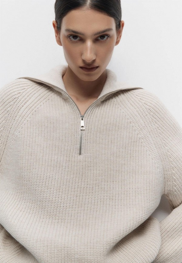 Свитер Befree, цвет: бежевый, MP002XW0YORJ — купить в интернет-магазине ...