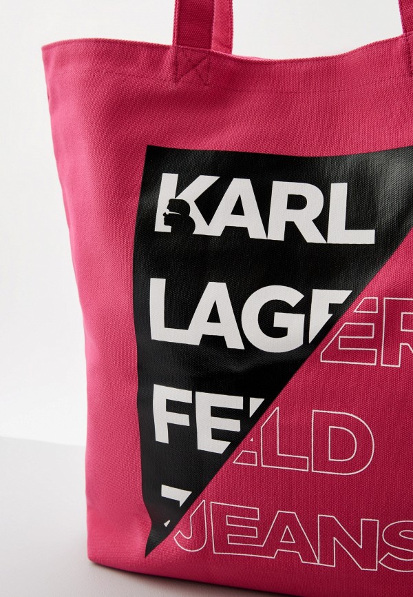 Сумка Karl Lagerfeld Jeans, цвет: фуксия, MP002XW0YP6N — купить в ...