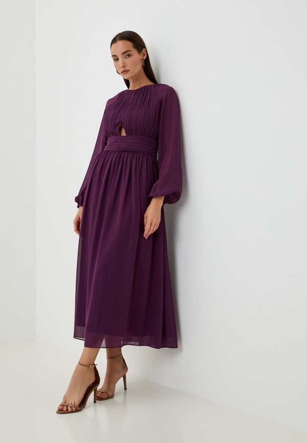 Платье Cavo - цвет: фиолетовый, коллекция: мульти.