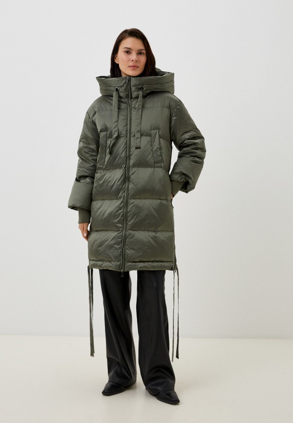 Пуховик Снежная Королева, цвет: хаки, MP002XW0YWUH — купить в