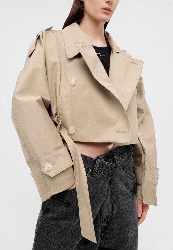 Darkpark Косуха - penelope - cropped trench beige - фото 2