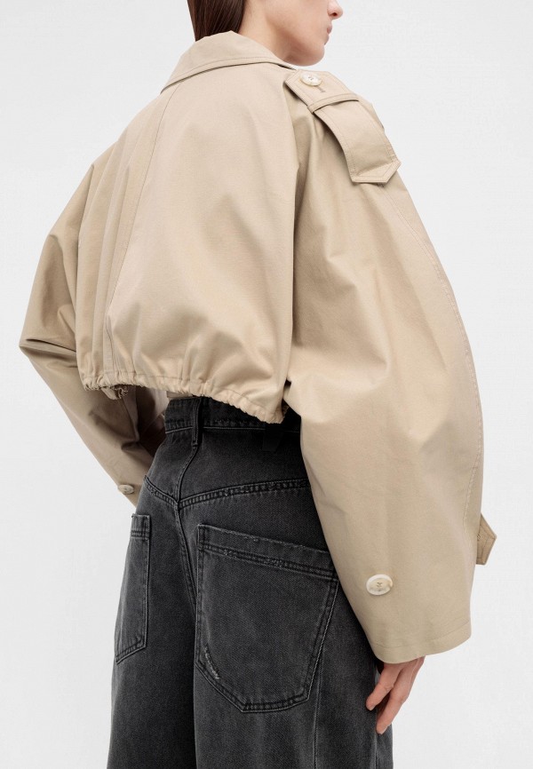 Darkpark Косуха - penelope - cropped trench beige - фото 4