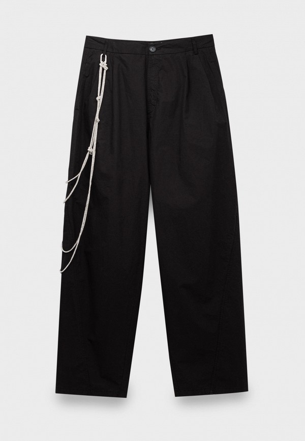 Darkpark Брюки - phebe - crystal chain adorned wide-leg pants black - фото 1