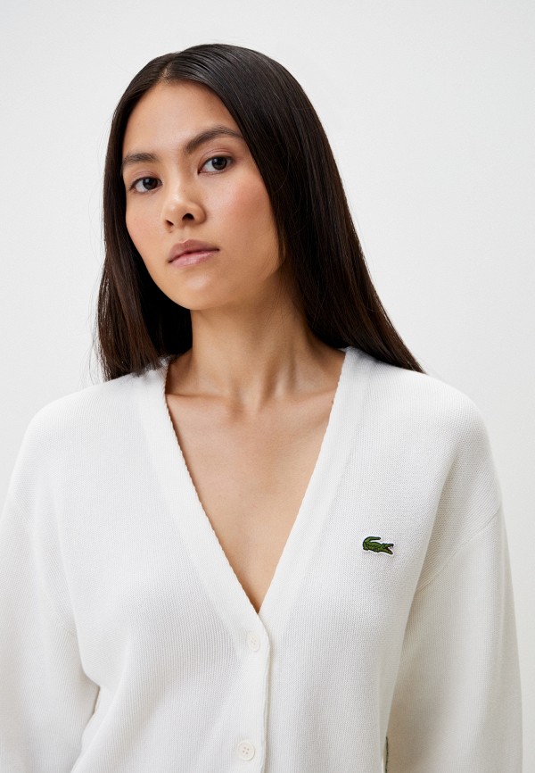 Кардиган Lacoste Lamoda Exclusive, цвет: белый, MP002XW0ZCOV — купить в ...
