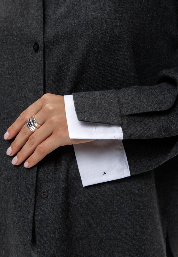 Annen Рубашка - в стиле Гранж из мягкой фланели - фото 5