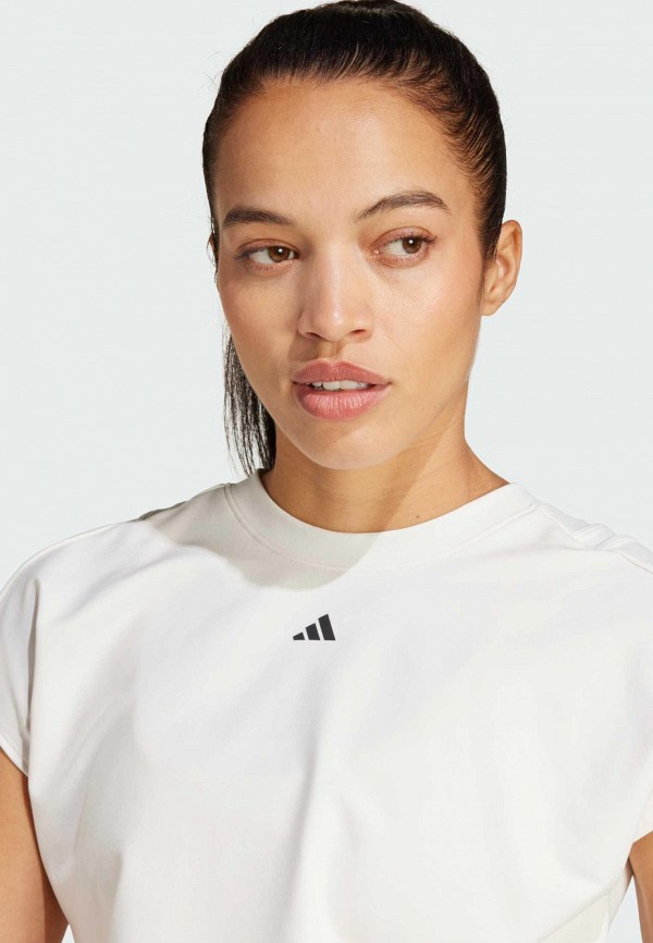 adidas Топ спортивный - Power Boxy French Terry 3-Stripes - фото 4