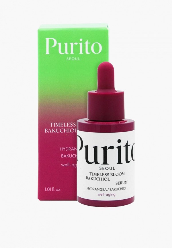 Purito Сыворотка для лица - для борьбы с возрастными изменениями   Seoul Timeless Bloom Bakuchiol Serum, 30 мл - фото 1