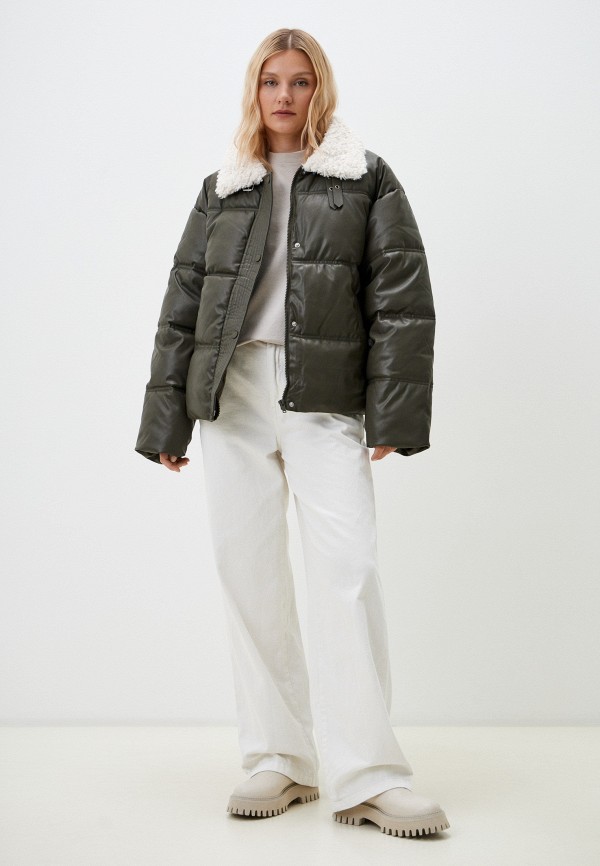 Befree Куртка кожаная утепленная - Woman Mix&Match - фото 2