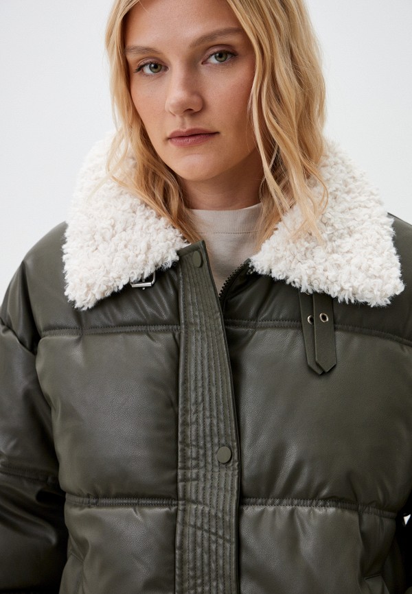Befree Куртка кожаная утепленная - Woman Mix&Match - фото 4