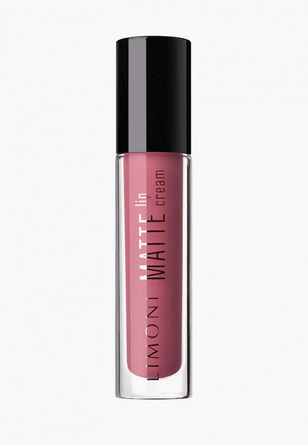 Limoni Помада жидкая - MATTE LIP CREAM матовая стойкая, с маслом Ши, тон 06 холодный лиловый, 4.5 мл - фото 1