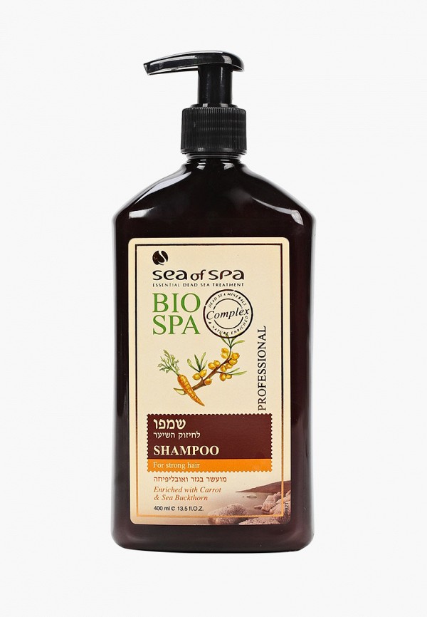 Sea of Spa Шампунь - Укрепляющий, BIO SPA с экстрактом облепихи и моркови (производство Израиль), 400 мл. - фото 1
