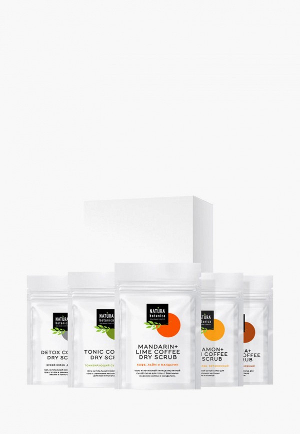 Natura Botanica Набор для ухода за телом Скрабы для тела, 80 г + 80 г + 80 г + 80 г + 80 г