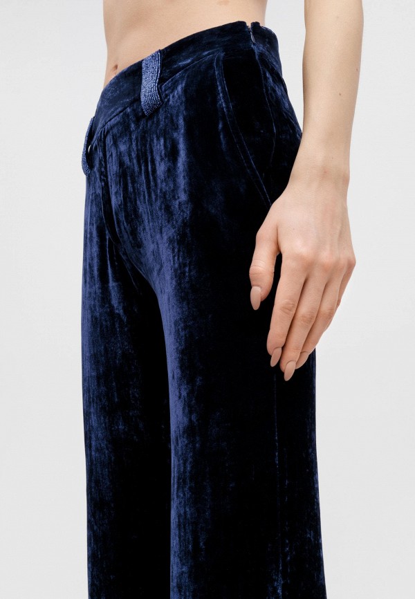 Forte Forte Брюки - viscose silk velvet pants with beads notte - фото 4