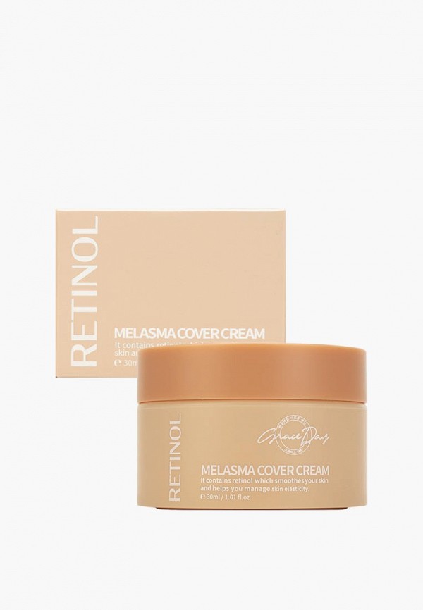 Grace Day Крем для лица - выравнивающий с тонирующим эффектом, с ретинолом, ниацинамидом и бакучиолом - фото 1