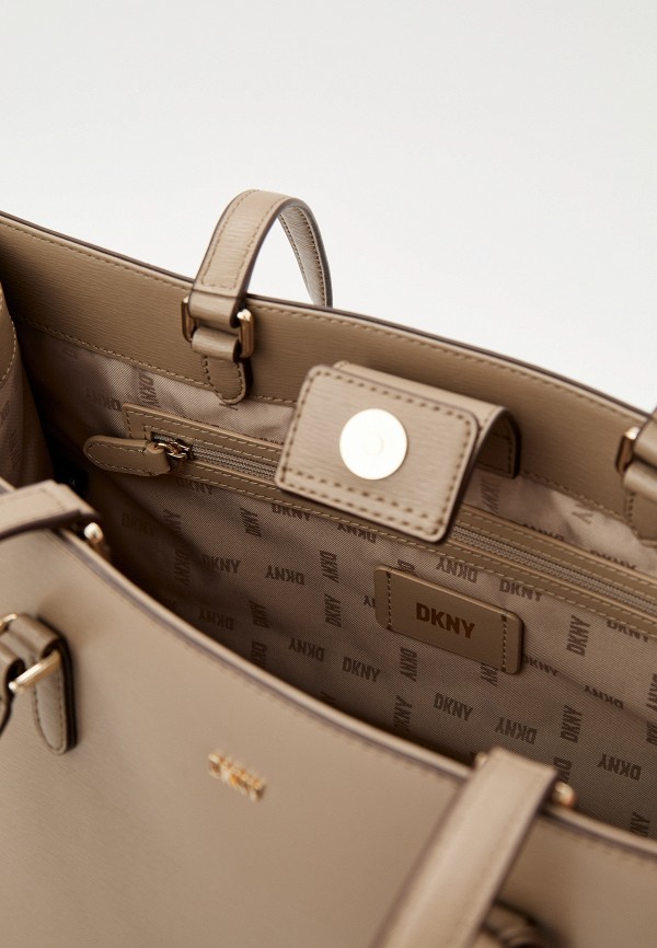 Сумка DKNY, цвет: бежевый, MP002XW129CW — купить в интернет-магазине Lamoda