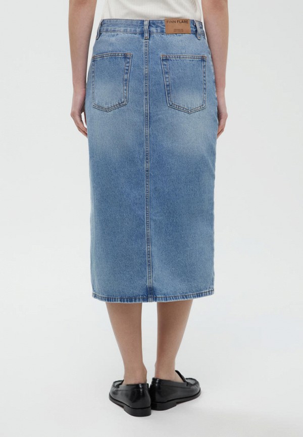 Finn Flare Юбка джинсовая - фото 3