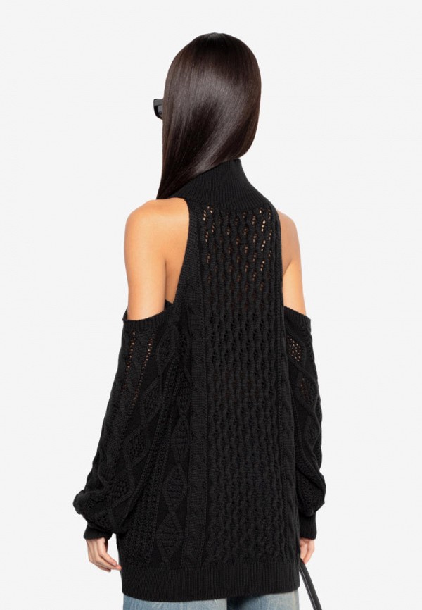 You Wanna Свитер - в косичку с разрезами на плечах - фото 3