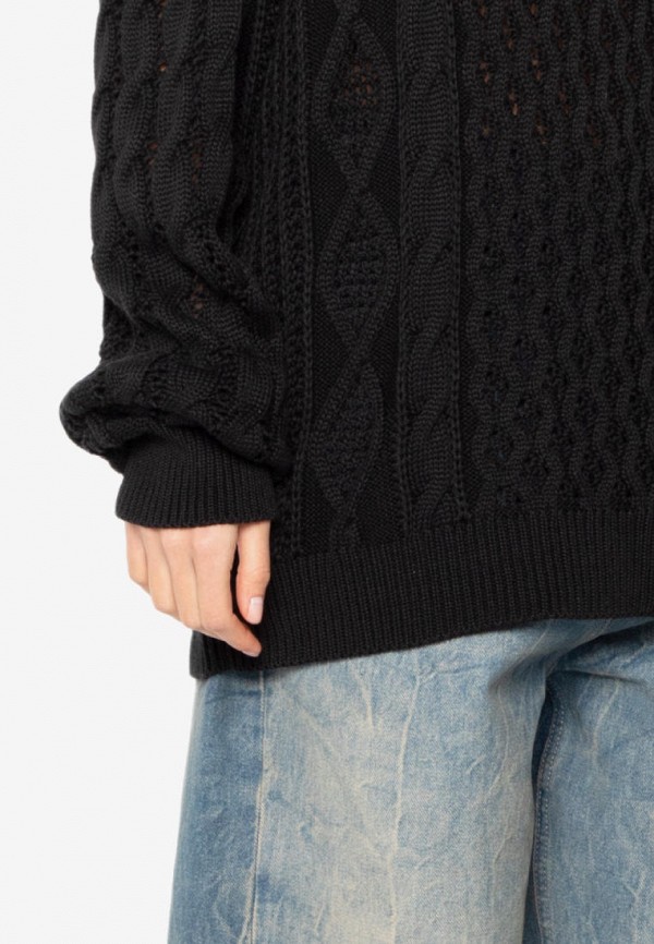 You Wanna Свитер - в косичку с разрезами на плечах - фото 5